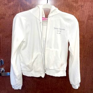 Juicy Couture White Velour Jacket Juicy Forever